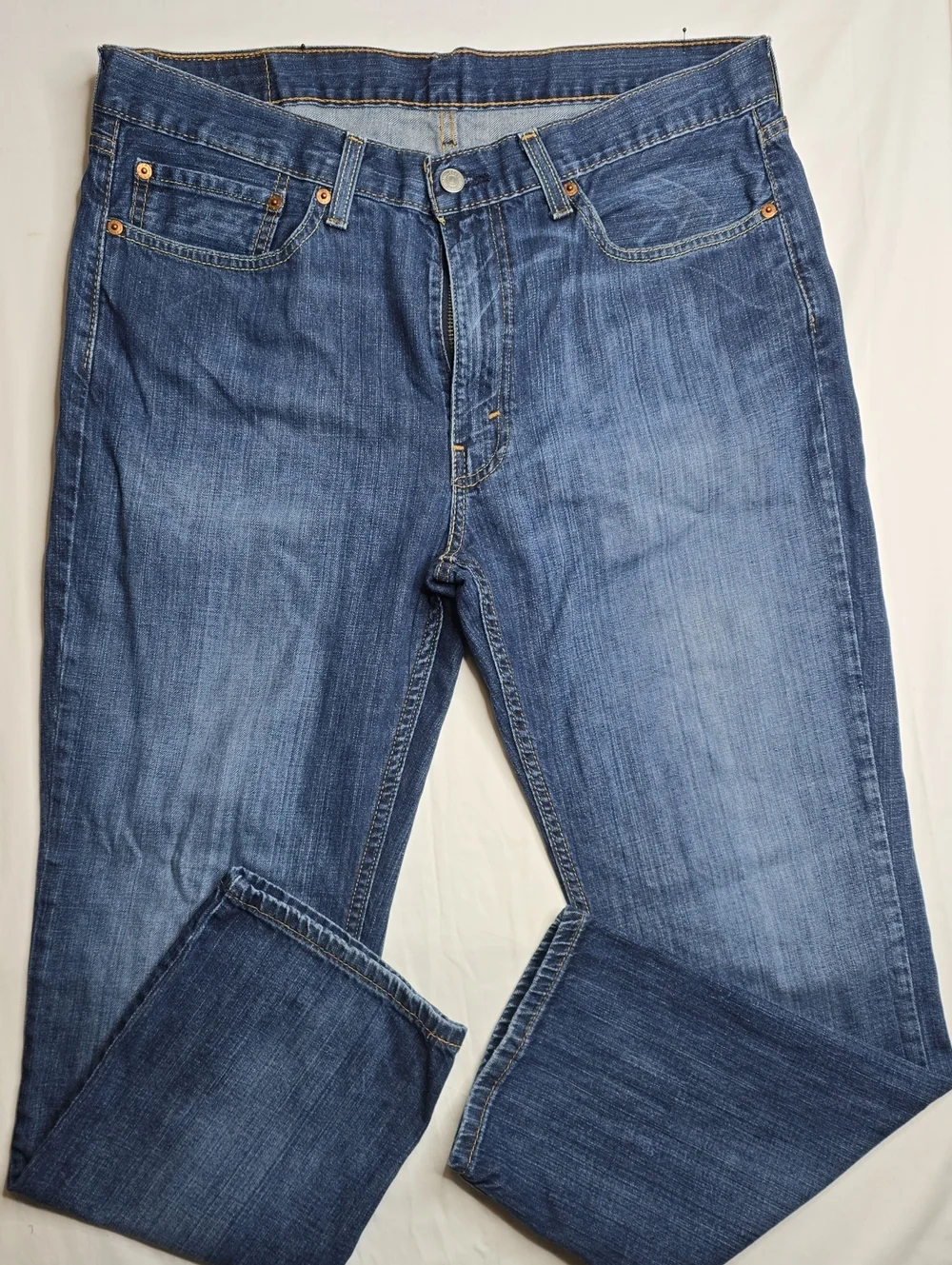 Levi's 514 36 X 30 Classic Men's Blue Straight-Leg Jeans